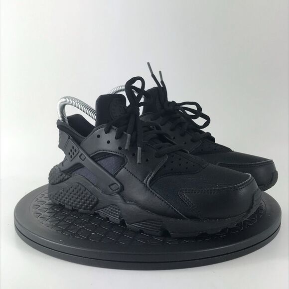 Nike Air Huarache Run Black Athletic Running Shoes 634835-012 Women’s Size 7.5 - Picture 3 of 12
